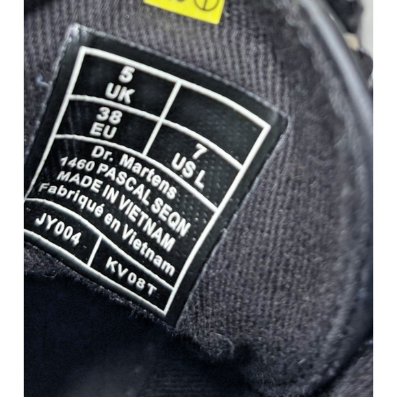 Dr Martens Pascal Reversible Sequin Black Silver 7 - Picture 9 of 12